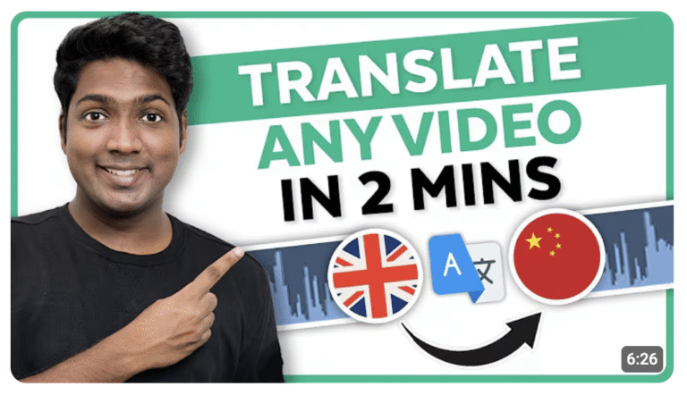 How to Translate Video into ANY Language with AI | Own Voice | FREE